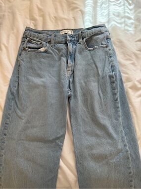 Abercrombie & Fitch Light Blue “The Baggy Low Rise” Jeans